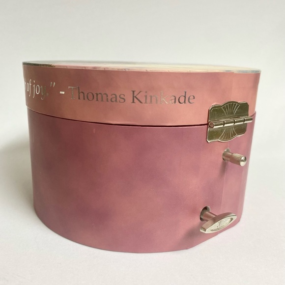 Thomas Kinkade musical jewelry box with mirror. Beautiful Mountaintop scene. - Picture 11 of 13